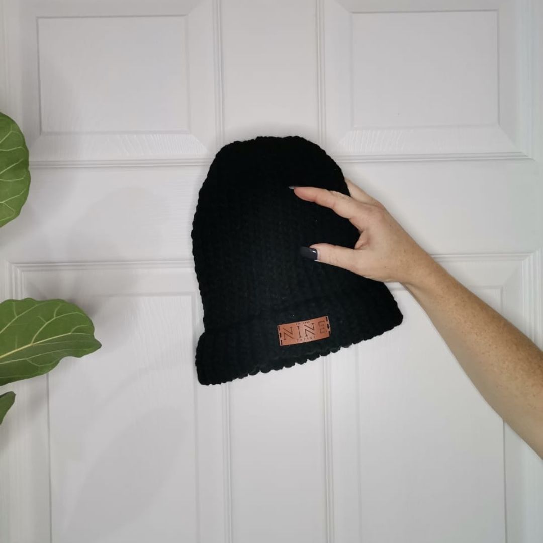 knitted beanie
